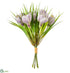 Silk Plants Direct Crocus Bundle - Lavender Cream - Pack of 12