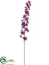 Silk Plants Direct Delphinium Spray - Violet - Pack of 12