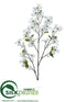 Silk Plants Direct Dogwood Spray - White - Pack of 6