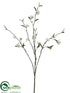 Silk Plants Direct Euphorbia Spray - White - Pack of 12