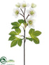 Silk Plants Direct Helleborus Spray - Cream - Pack of 12