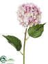 Silk Plants Direct Hydrangea Spray - Lilac Cream - Pack of 12
