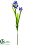 Silk Plants Direct Iris Spray - Helio - Pack of 12