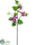 Silk Plants Direct Chinese Lantern Spray - Mauve Two Tone - Pack of 6