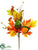 Chinese Lantern, Berry, Maple Spray - Flame Green - Pack of 12