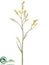 Silk Plants Direct Crocosmia Spray - Yellow - Pack of 12