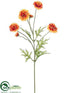 Silk Plants Direct Marigold Spray - Orange - Pack of 24