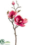 Silk Plants Direct Magnolia Spray - Rose - Pack of 12