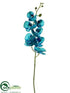 Silk Plants Direct Phalaenopsis Orchid Spray - Aqua - Pack of 12