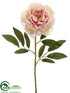 Silk Plants Direct Peony Spray - Rose Cream - Pack of 12