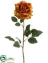 Silk Plants Direct Rose Spray - Mustard - Pack of 12