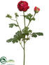 Silk Plants Direct Ranunculus Spray - Rose - Pack of 12
