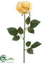 Silk Plants Direct Rose Spray - Yellow - Pack of 24