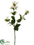 Silk Plants Direct Salvia Spray - White - Pack of 12