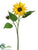 Sunflower Spray - Yellow - Pack of 12