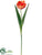 Tulip Spray - Orange Yellow - Pack of 12