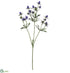 Silk Plants Direct Thistle Spray - Purple Green - Pack of 12