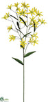 Silk Plants Direct Tweedia Spray - Yellow - Pack of 12