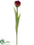 Tulip Spray - Red Green - Pack of 12