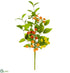 Silk Plants Direct Wildflower Spray - Orange Red - Pack of 12