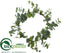 Silk Plants Direct Eucalyptus Wreath - Green Gray - Pack of 2
