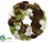 Hydrangea, Ranunculus, Peony, Skimmia Wreath - Eggplant Green - Pack of 1