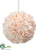 Carnation Kissing Ball - Cream Blush - Pack of 6