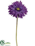 Silk Plants Direct Gerbera Daisy Spray - Purple - Pack of 12