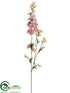 Silk Plants Direct Larkspur Spray - Pink Two Tone - Pack of 12