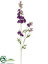 Silk Plants Direct Larkspur Spray - Purple Two Tone - Pack of 12