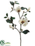 Silk Plants Direct Magnolia Spray - Cream White - Pack of 6