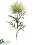 Silk Plants Direct Wild Protea Spray - Green Light - Pack of 24