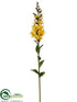 Silk Plants Direct Snapdragon Spray - Yellow - Pack of 12