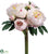 Peony Bouquet - Cream Cerise - Pack of 6