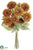 Sunflower Bouquet - Orange Yellow - Pack of 4