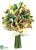 Mini Cymbidium Orchid Bridal Bouquet - Green Light - Pack of 2