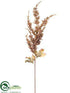 Silk Plants Direct Astilbe Spray - Brown - Pack of 12