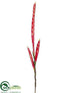 Silk Plants Direct Sword Bromeliad Spray - Red - Pack of 12