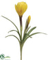 Silk Plants Direct Crocus Spray - Yellow - Pack of 12