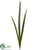 Flax Leaf Spray - Green - Pack of 12