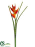 Silk Plants Direct Heliconia Spray - Flame - Pack of 6