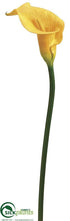 Silk Plants Direct Giant Calla Lily Spray - Yellow - Pack of 8