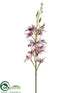 Silk Plants Direct Cymbidium Orchid Spray - Orchid Two Tone - Pack of 12