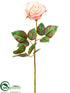 Silk Plants Direct Rose Spray - Pink - Pack of 24
