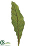 Silk Plants Direct Bird Nest Fern Leaf Spray - Green - Pack of 12