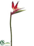 Silk Plants Direct Large Bird of Paradise Spray - Red Orange - Pack of 6