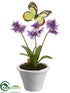 Silk Plants Direct Dancing Primrose - Lavender - Pack of 6