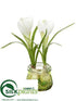 Silk Plants Direct Crocus - White - Pack of 12