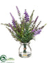 Silk Plants Direct Lavender - Lavender Purple - Pack of 12