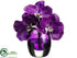 Silk Plants Direct Vanda Orchid - Purple - Pack of 4